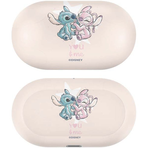 Disney Lilo and Stitch Stitch and Angel Galaxy Buds Plus Skin